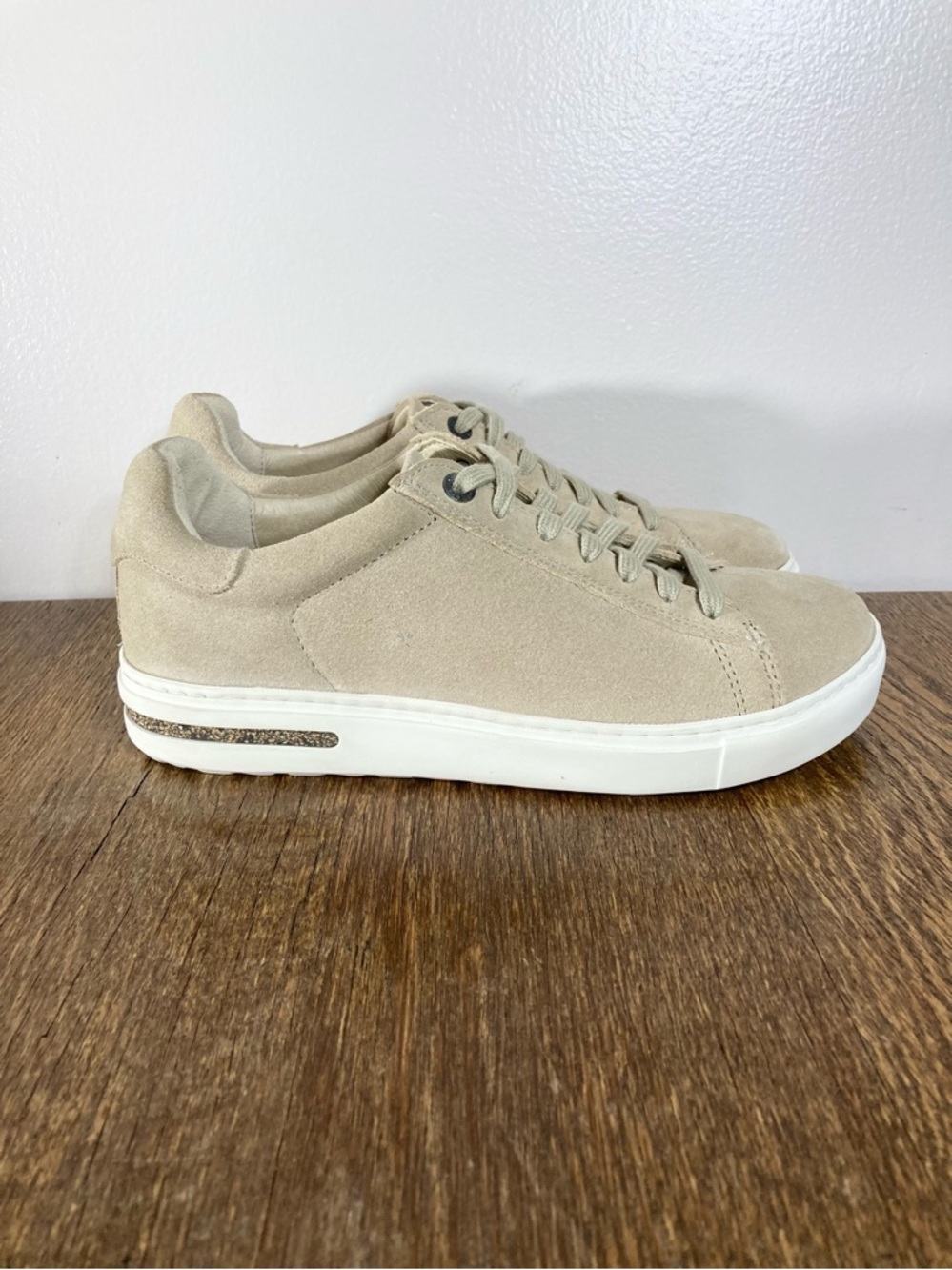 New Birkenstock Bend Low Top Suede Sneaker Women’s Size 6 Sandcastle